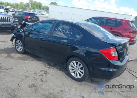 2012 Honda Civic Ex from USA, damaged, VIN 19XFB2F85CE063328